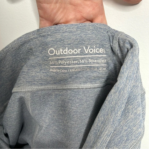 Outdoor Voices Warmup Leggings in Blue Quartz Women’s Medium Gym Athleisure - Picture 9 of 9